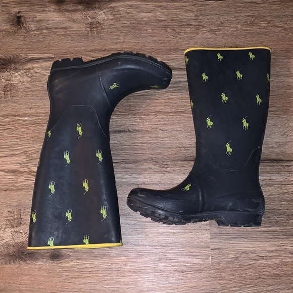 Polo Ralph Lauren rubber rain boots size - 7 - Picture 6 of 7